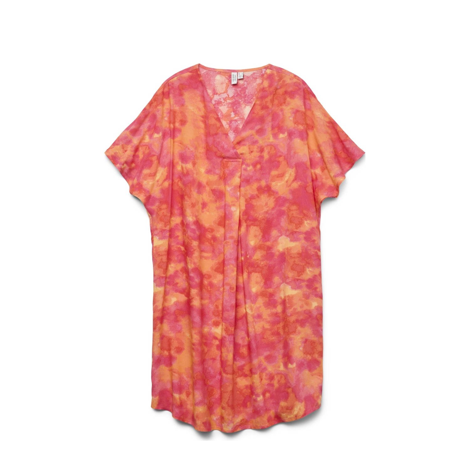 VERO MODA CURVE zomerjurk oranje