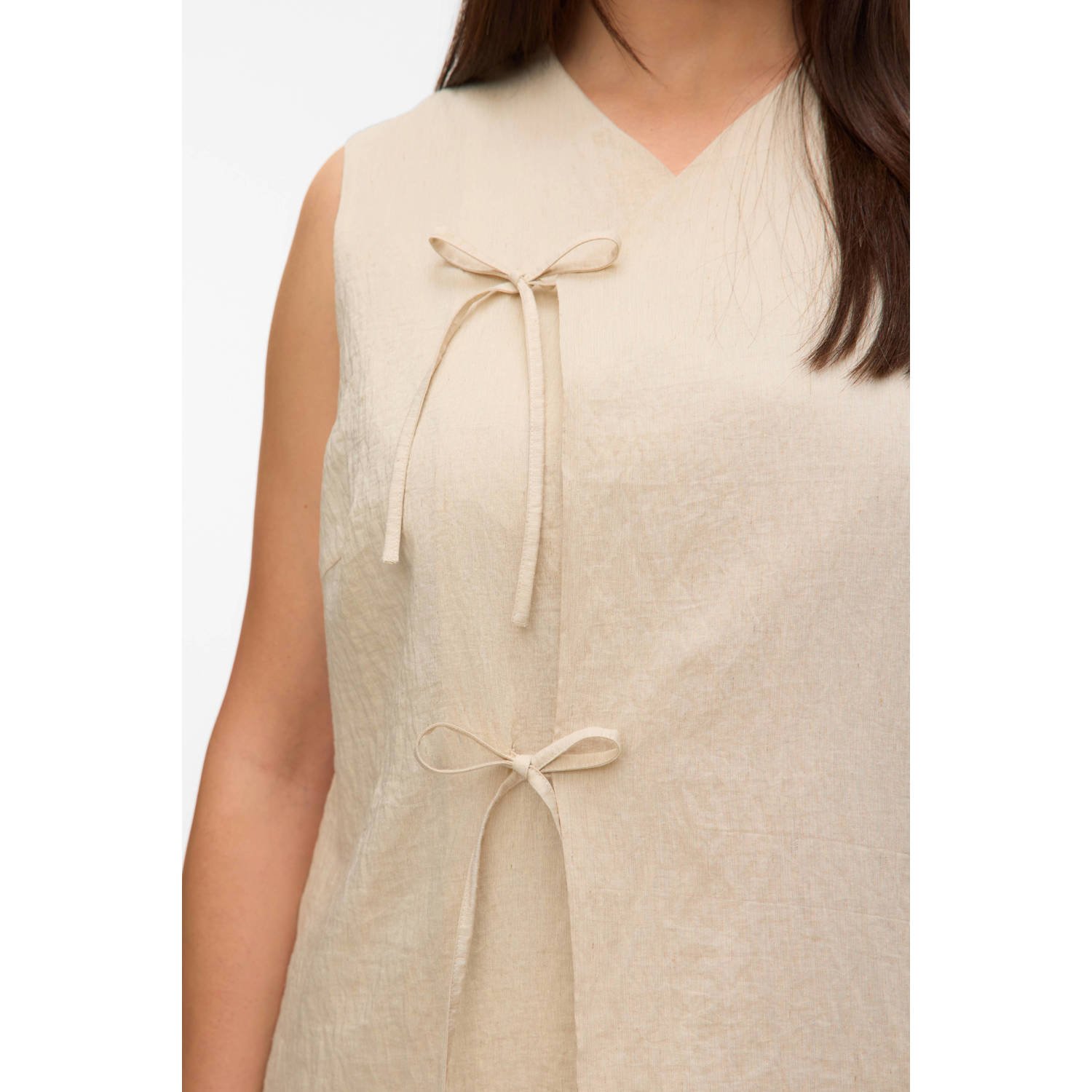 VERO MODA CURVE gilet beige