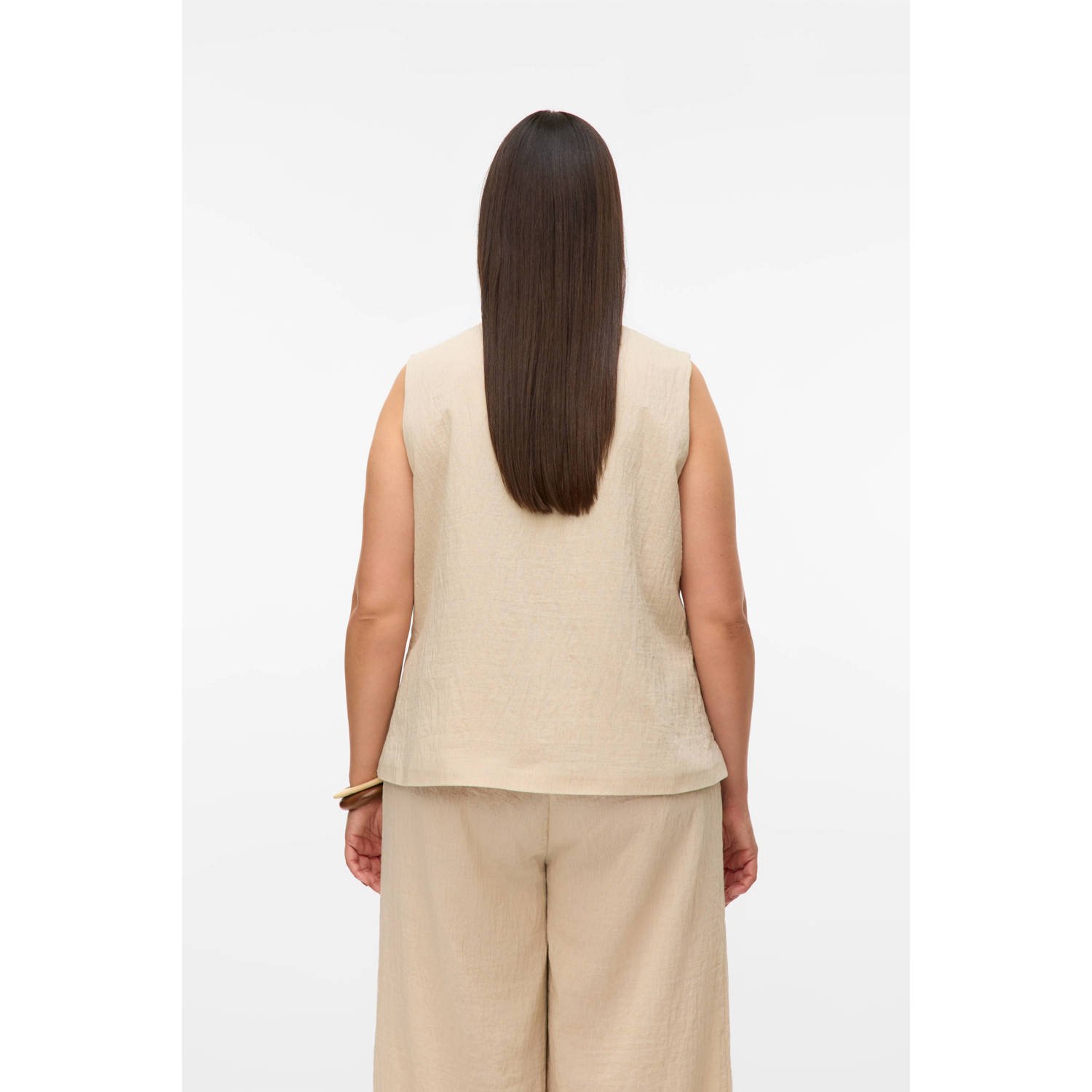 VERO MODA CURVE gilet beige