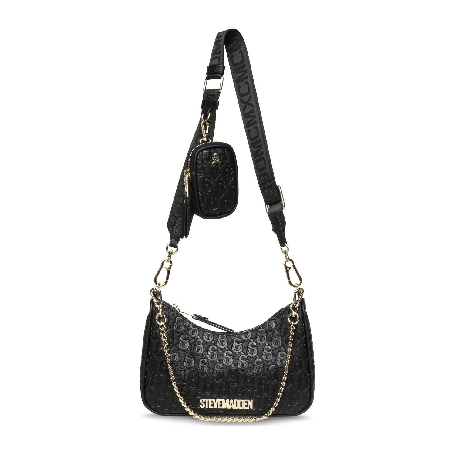 Steve Madden crossbody tas Bvice-E zwart