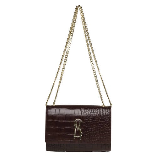Steve Madden crossbody tas Bramonie donkerbruin afbeelding