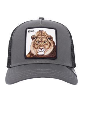 trucker pet The King Lion grijs