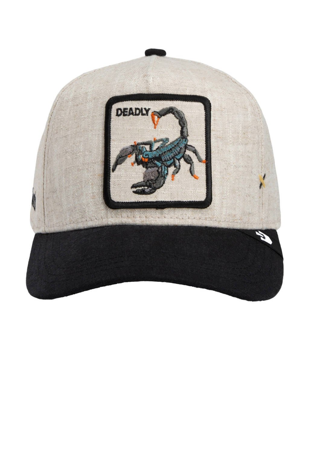 Goorin Bros pet Lethal Linen beige/zwart wehkamp