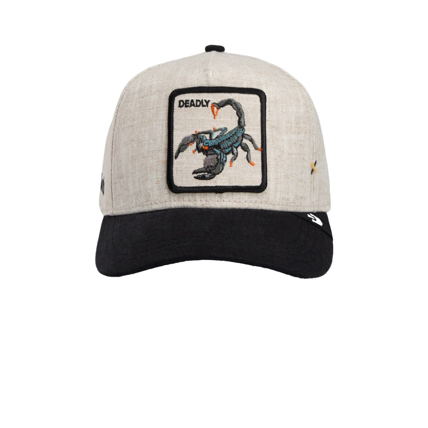 Goorin Bros pet Lethal Linen beige zwart