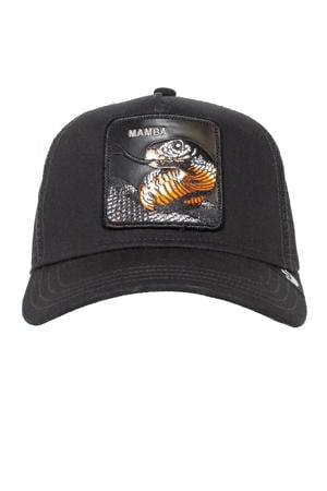 trucker pet Mamba zwart