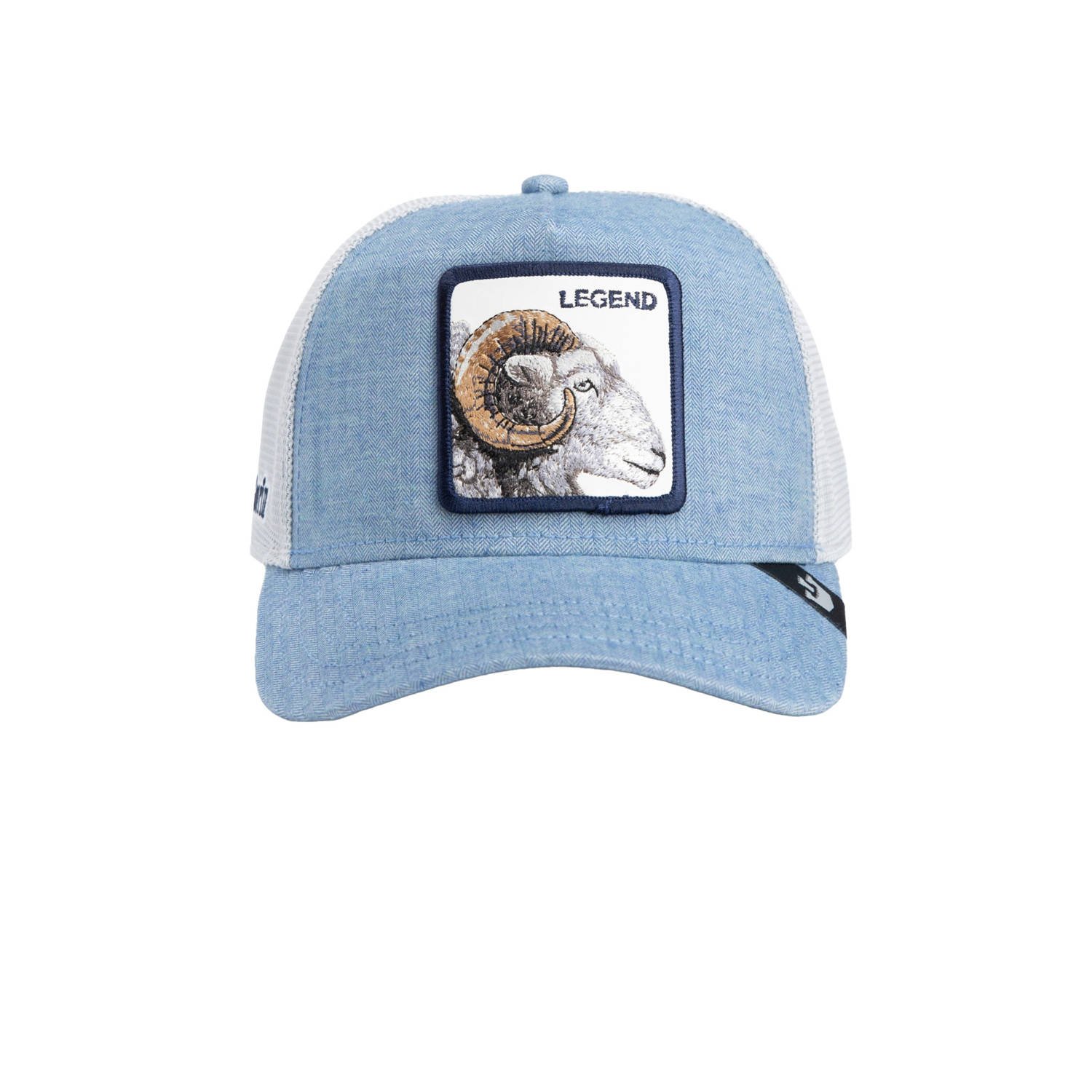 Goorin Bros trucker pet Suited Legend lichtblauw zwart