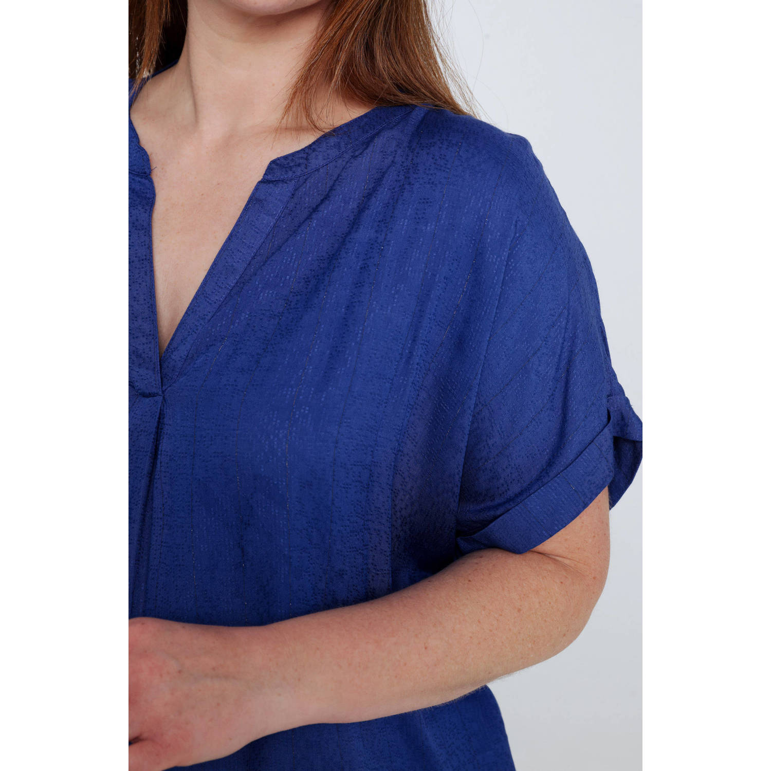 Paprika top blauw