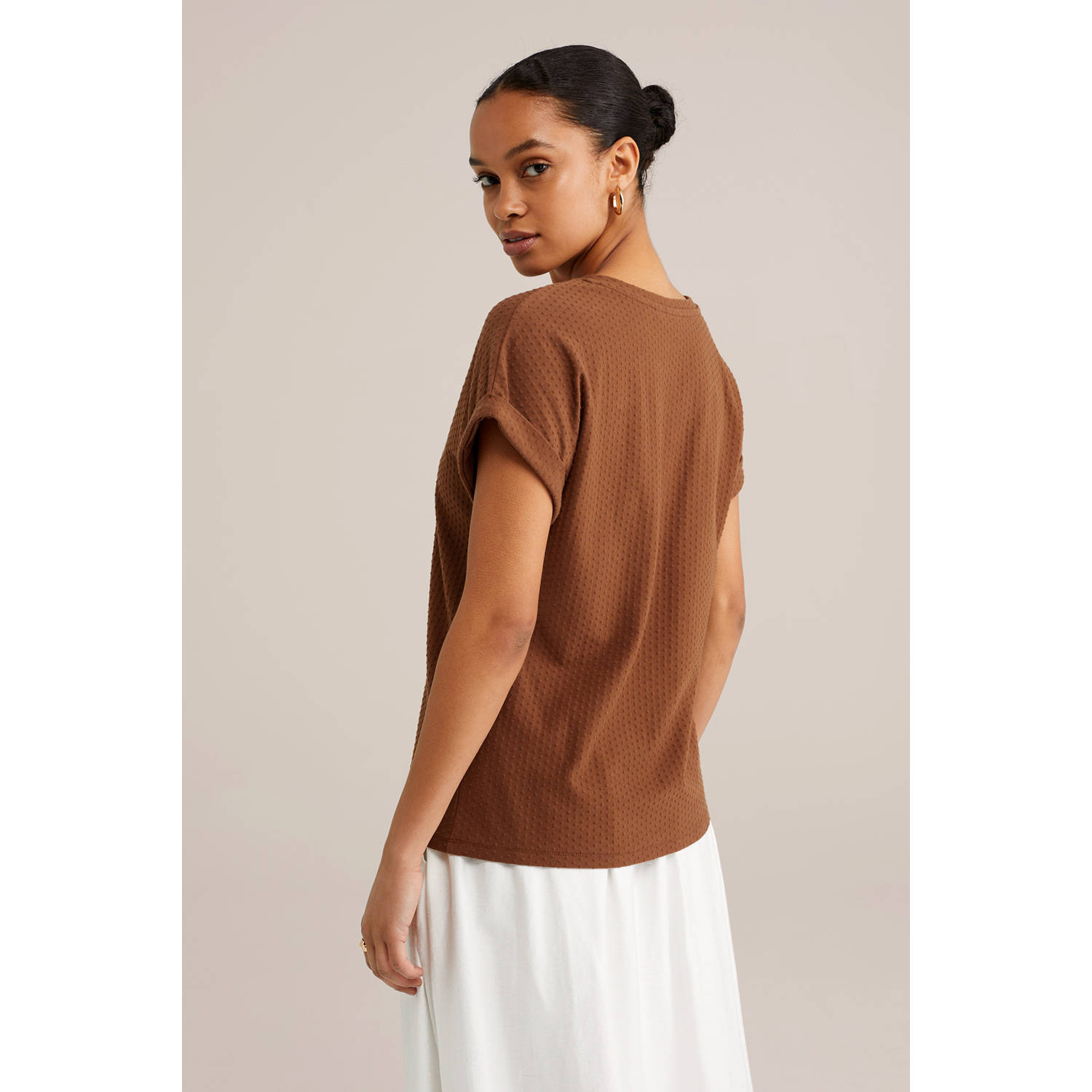 WE Fashion top bruin