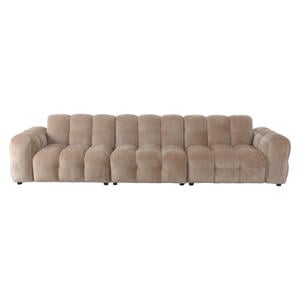 Hackman 4,5-zitsbank Velours Beige