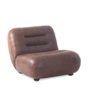 Wyatt Fauteuil Leer Chocolade Bruin