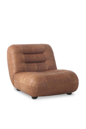  Wyatt Fauteuil Leer Cognac Bruin