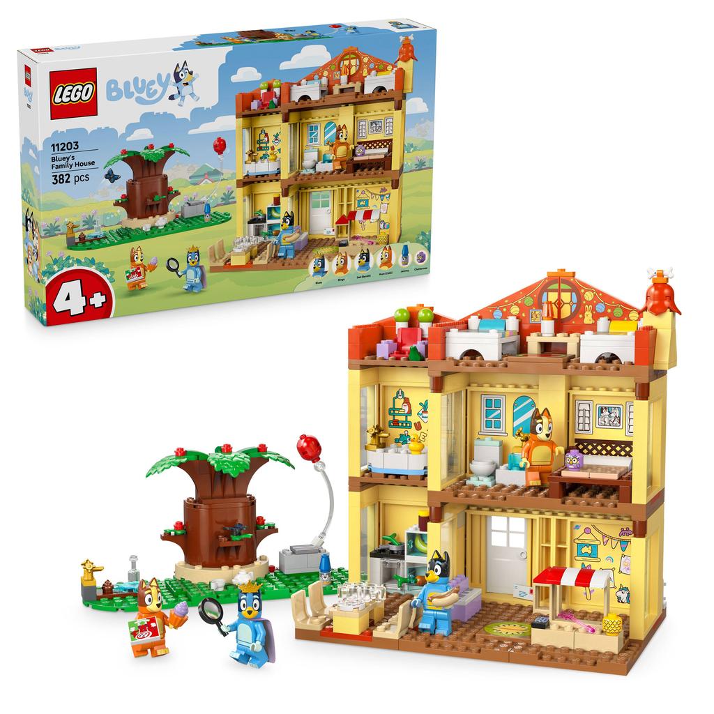 LEGO Bluey Bluey: Huis van Bluey en haar Familie Bouwpakket voor Kinderen 11203
