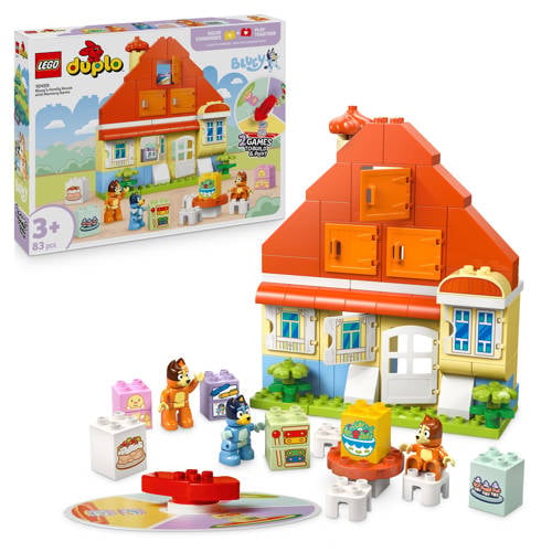 LEGO DUPLO Bluey: Huis van Bluey en haar Familie met Geheugenspel Set 10459 afbeelding