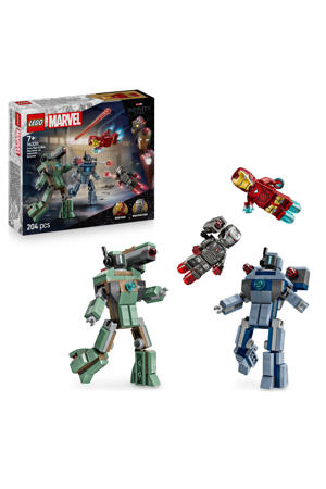 Iron Man en War Machine vs. Hammer Drones 76320