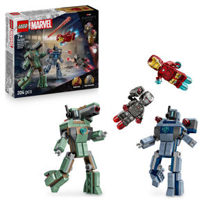 Iron Man en War Machine vs. Hammer Drones 76320