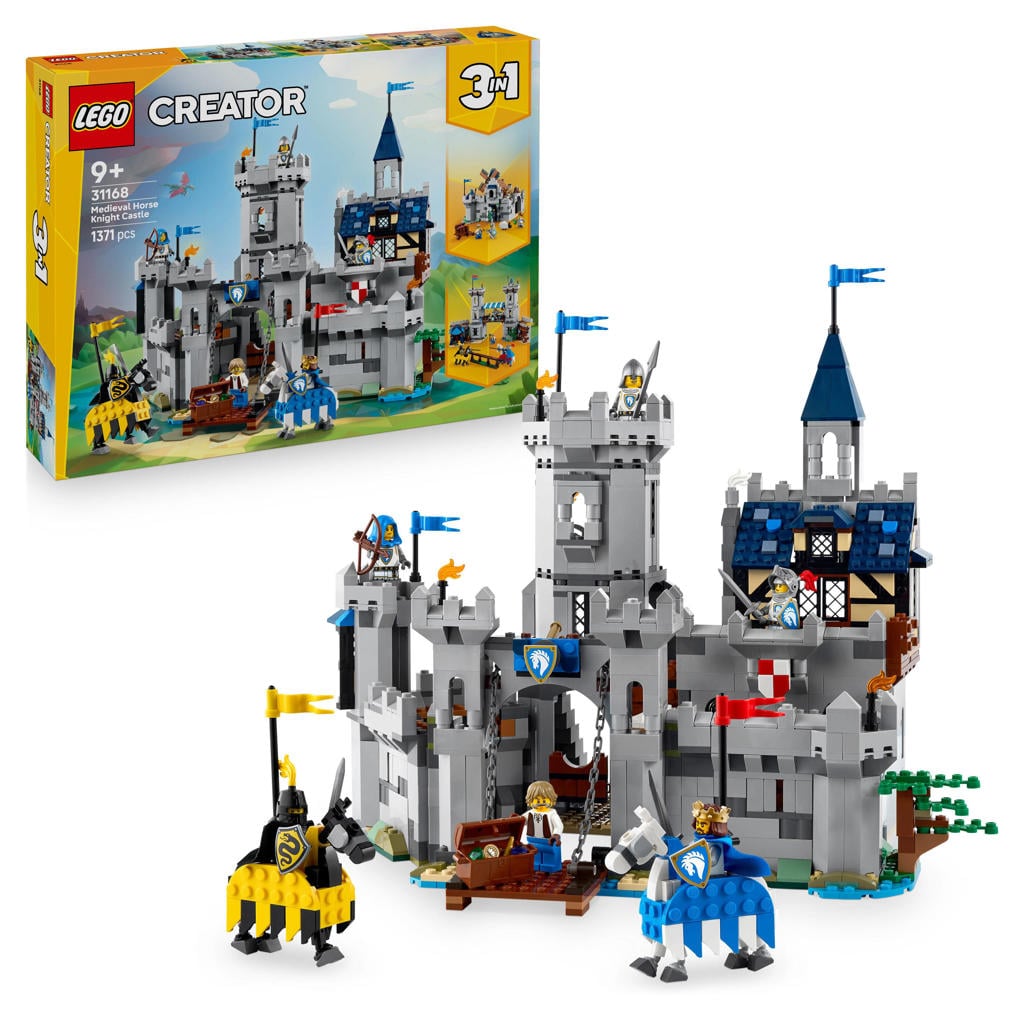 LEGO Creator LEGO Iconic Middeleeuws kasteel met ridders te paard 31168