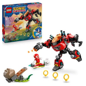 Knuckles vs. Dr. Eggman Egg Crusher mecha 77005