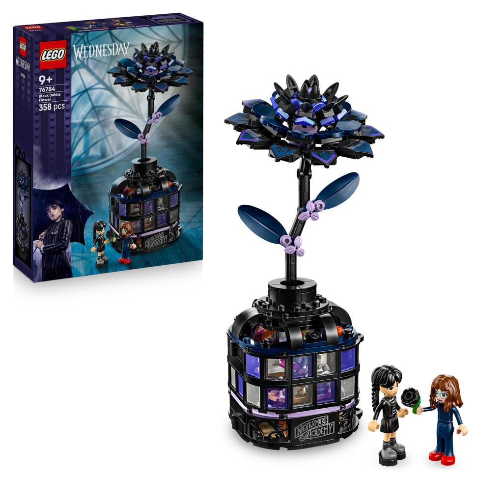 LEGO Wednesday Zwarte dahlia 76784