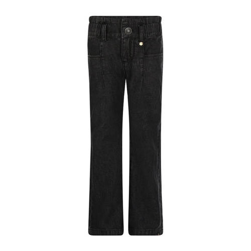 Koko Noko high waist wide leg jeans black denim afbeelding