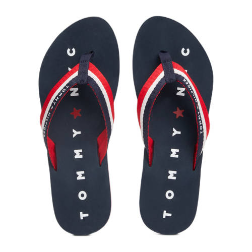 Tommy Hilfiger teenslippers donkerblauw afbeelding
