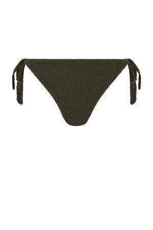 crochet strik bikinibroekje Cairo donkergroen