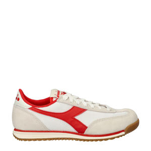 Cross  suède sneakers wit/rood