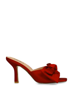 satijnen muiltjes rood