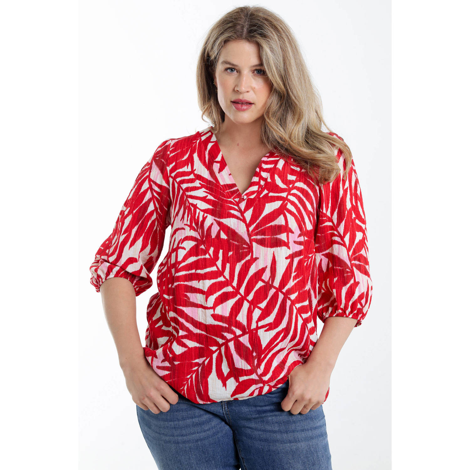 Paprika blousetop rood