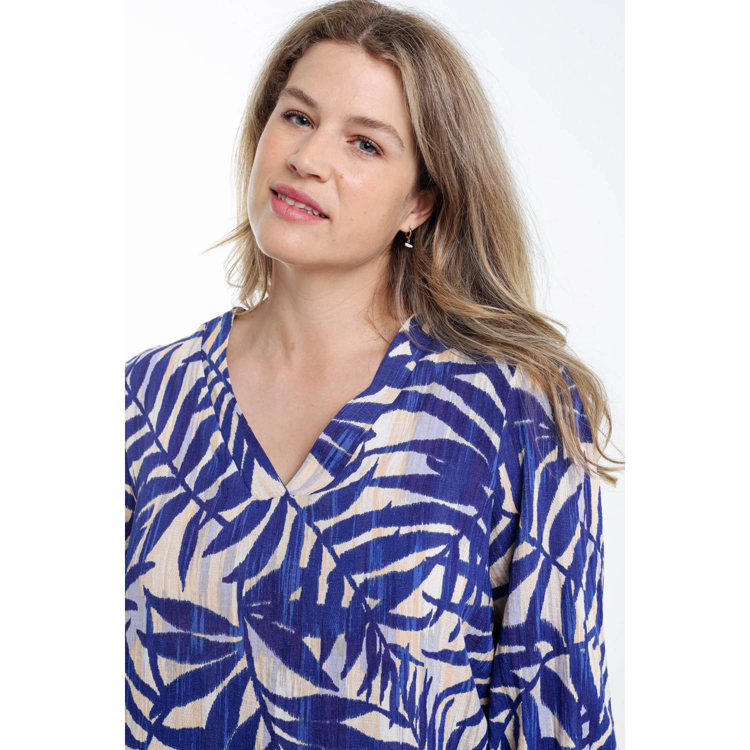 Paprika blousetop blauw