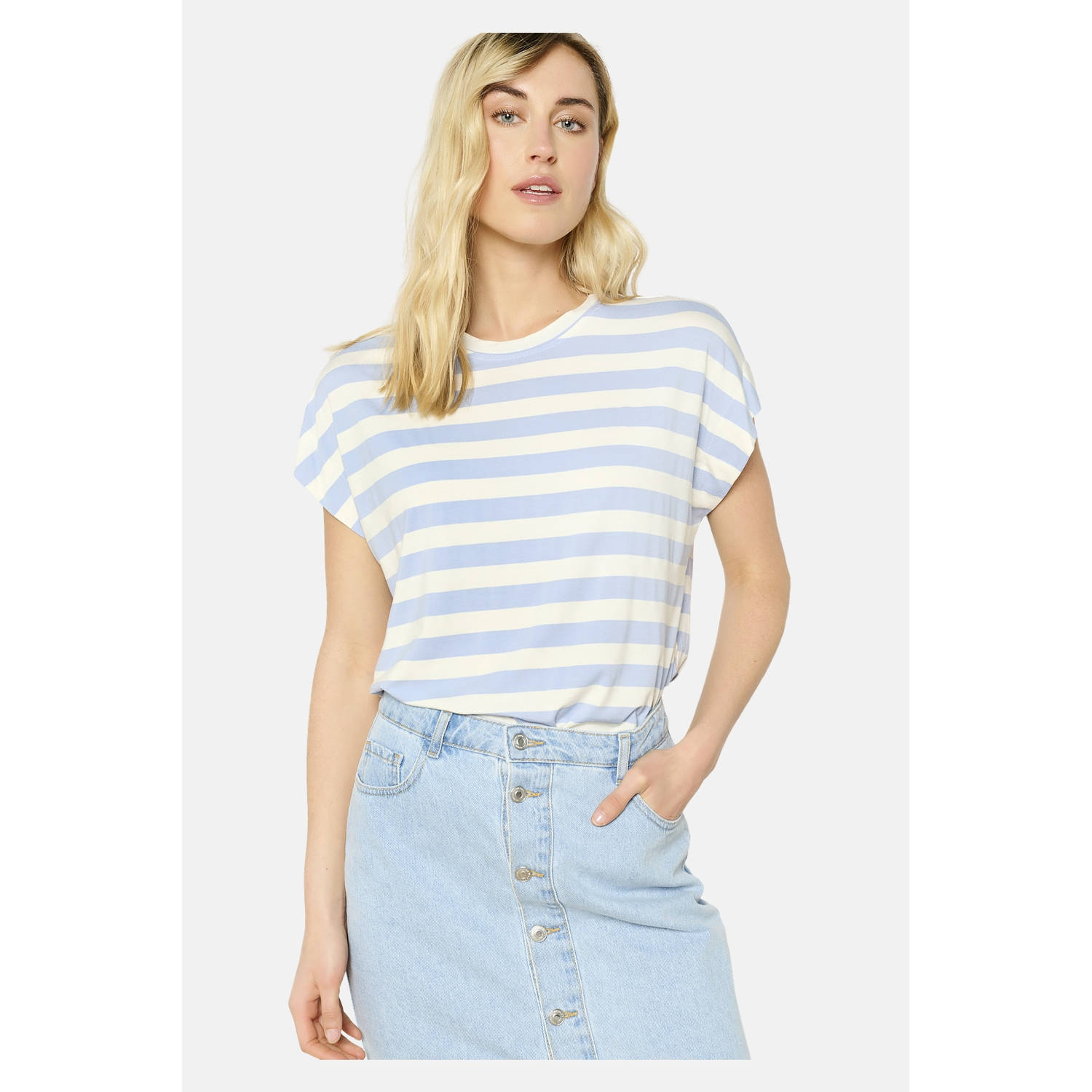 LOLALIZA T-shirt lichtblauw