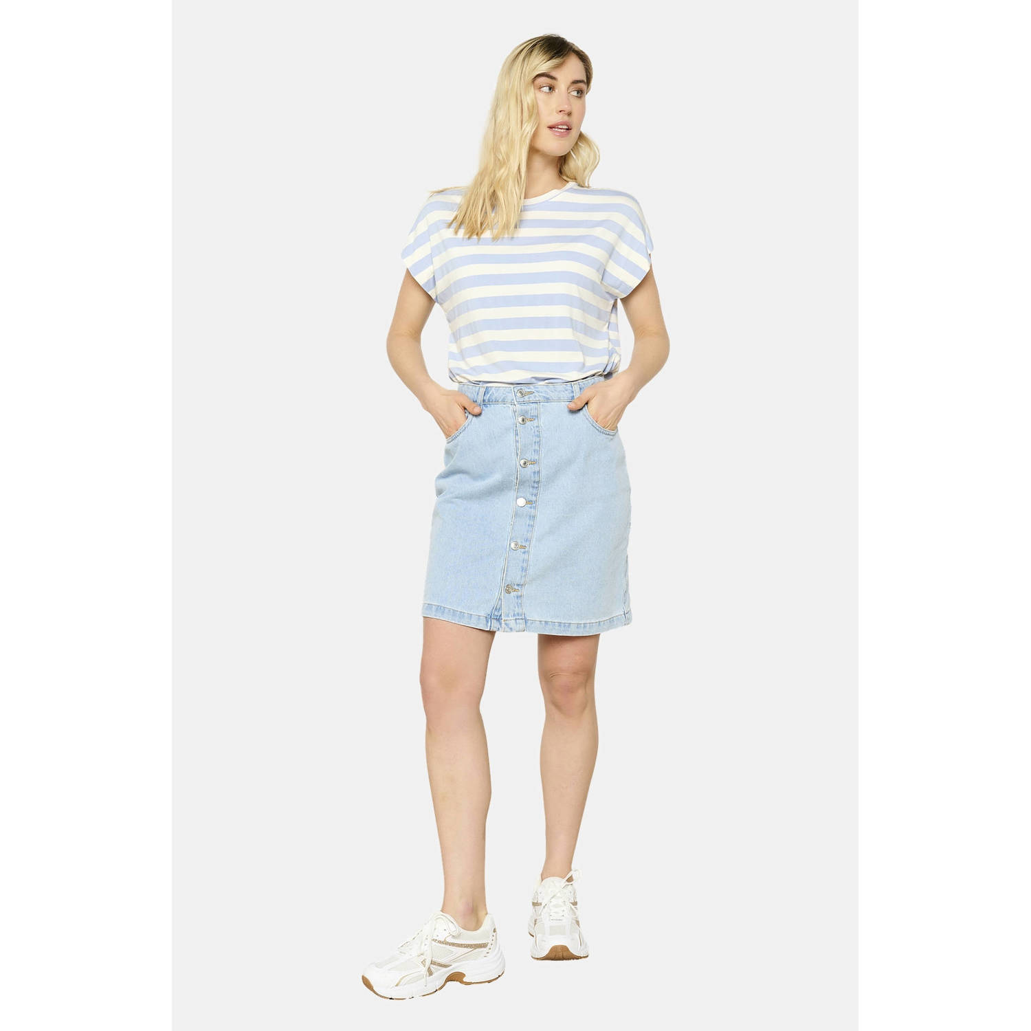 LOLALIZA T-shirt lichtblauw
