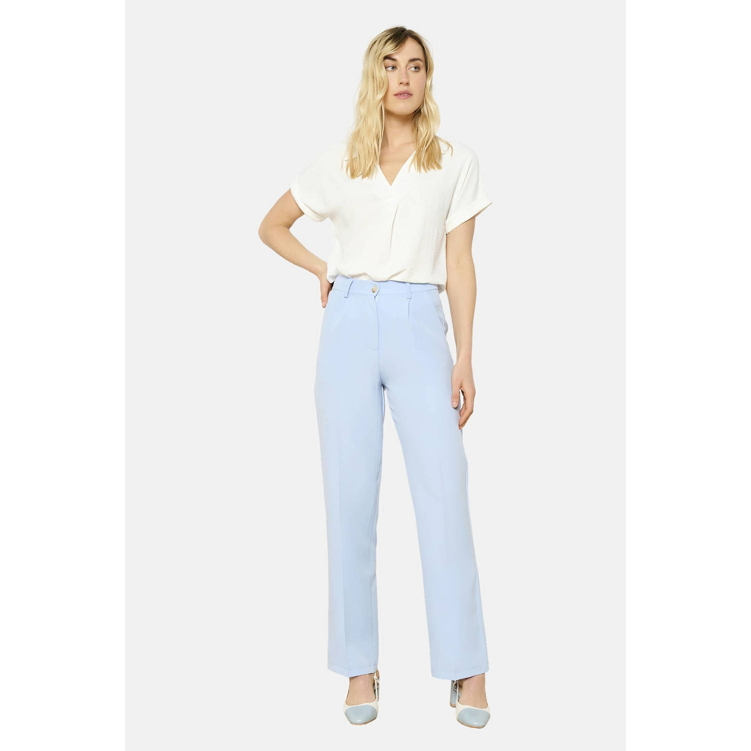 LOLALIZA straight high waist pantalon