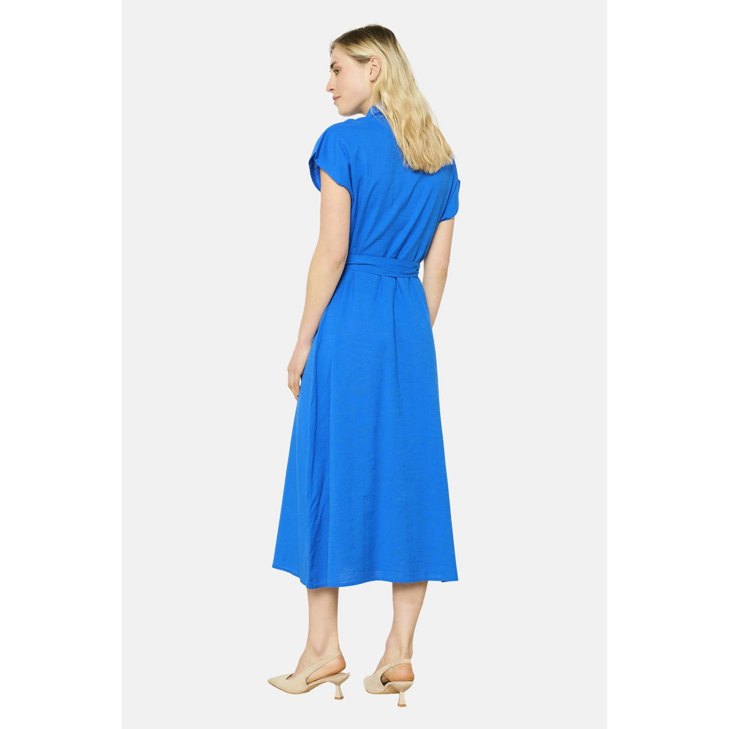 LOLALIZA blousejurk broderie blauw