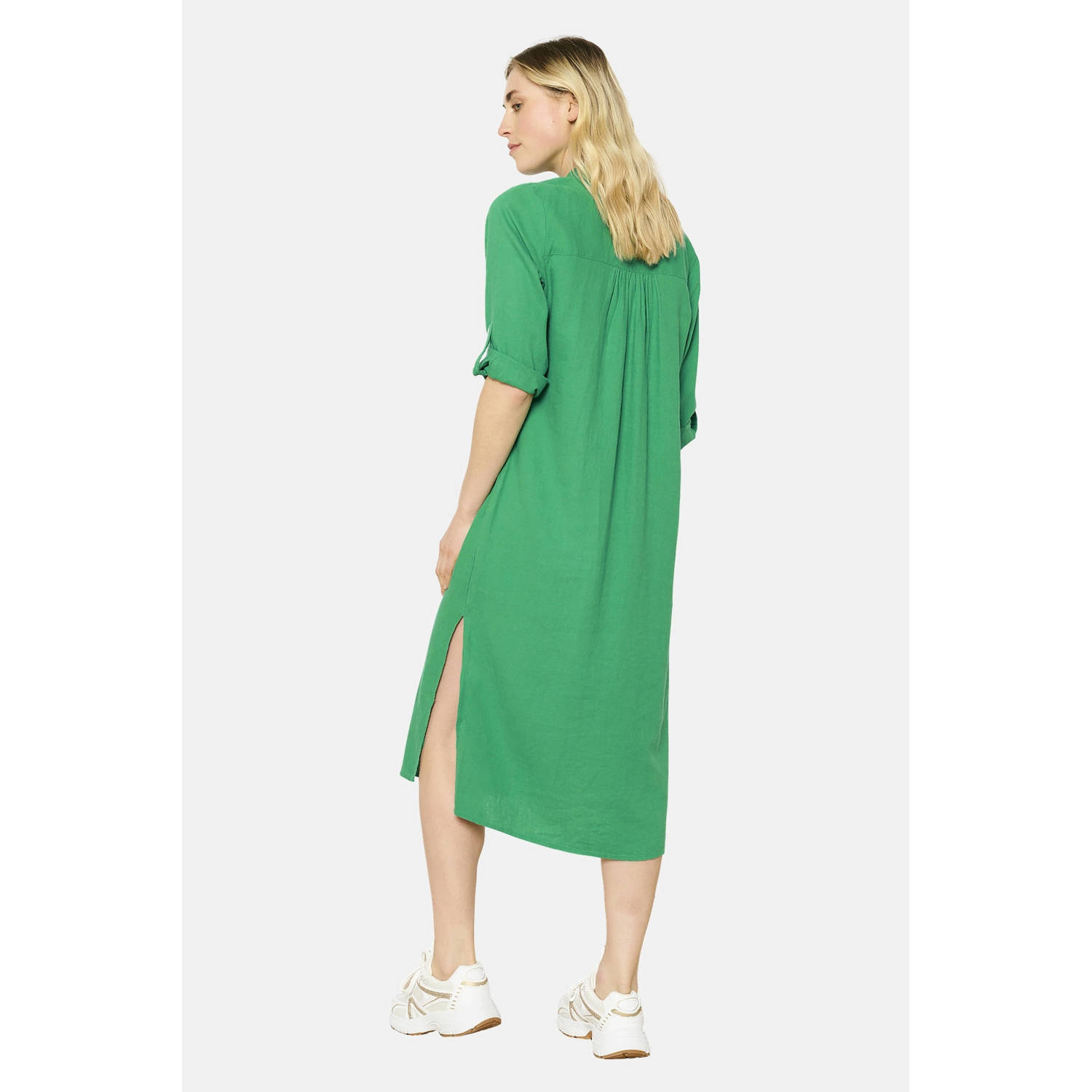 LOLALIZA blousejurk groen