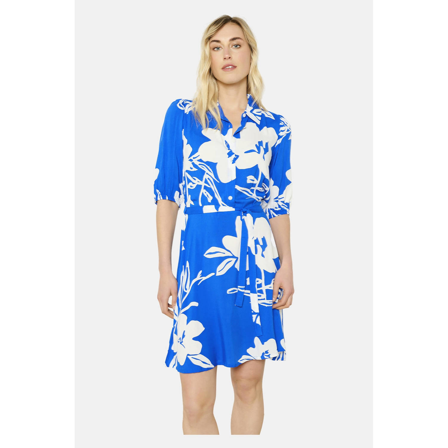 LOLALIZA A-lijn jurk blauw