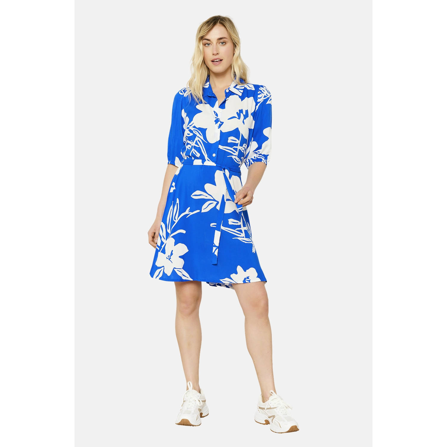 LOLALIZA A-lijn jurk blauw