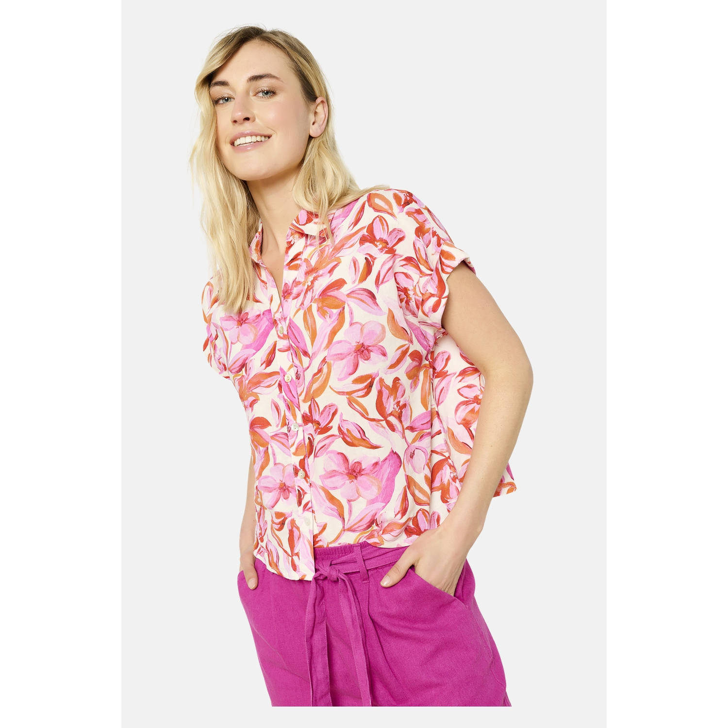 LOLALIZA blouse roze