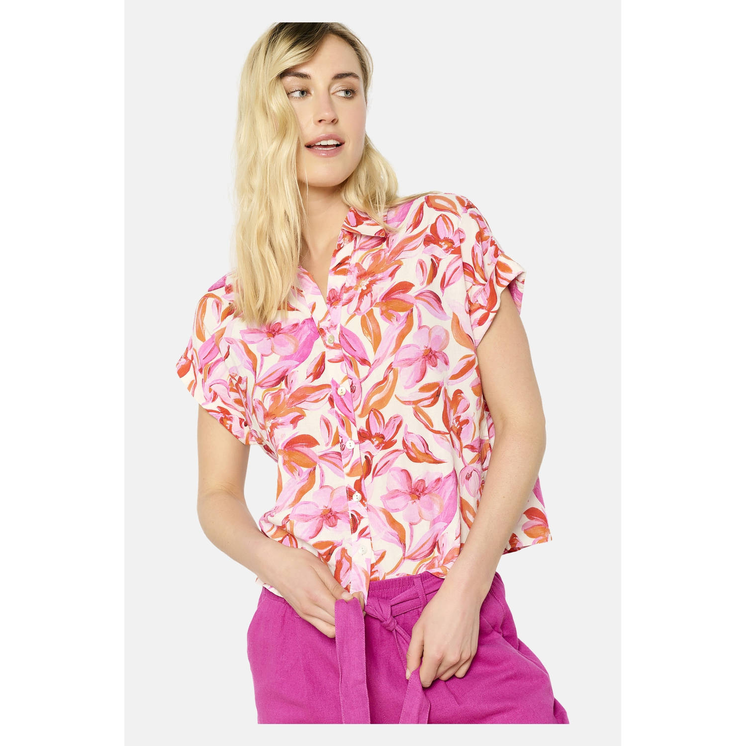 LOLALIZA blouse roze