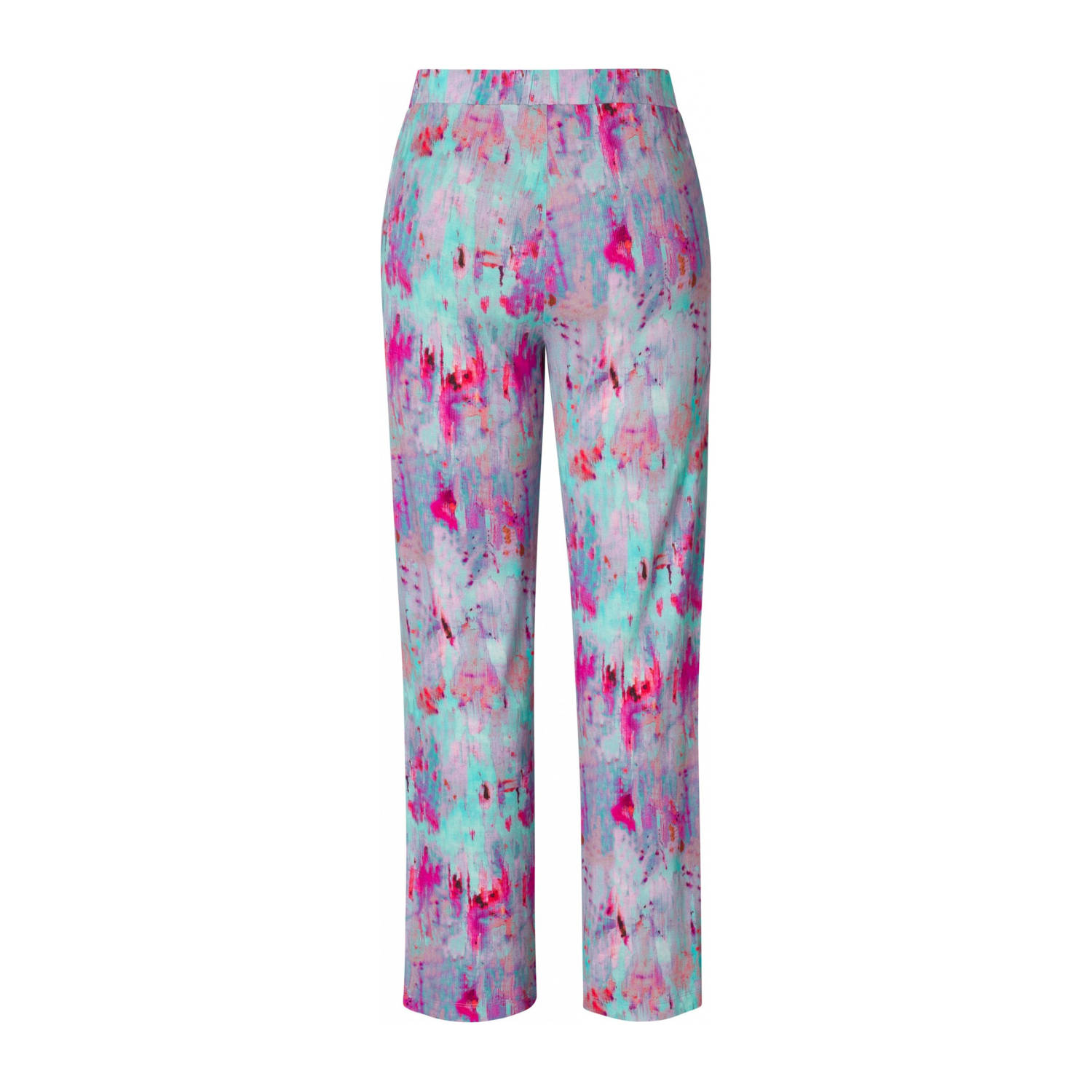 Ivy Beau wide leg high waist broek paars