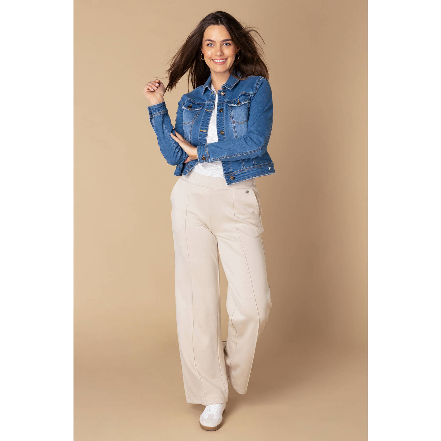 Ivy Beau spijkerjas blauw
