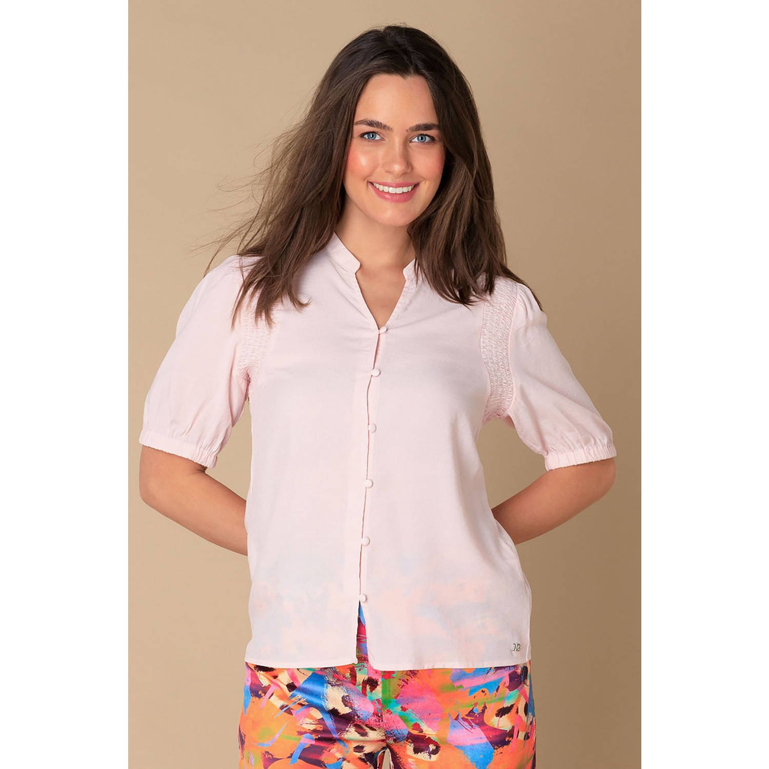 Ivy Beau blouse lichtroze