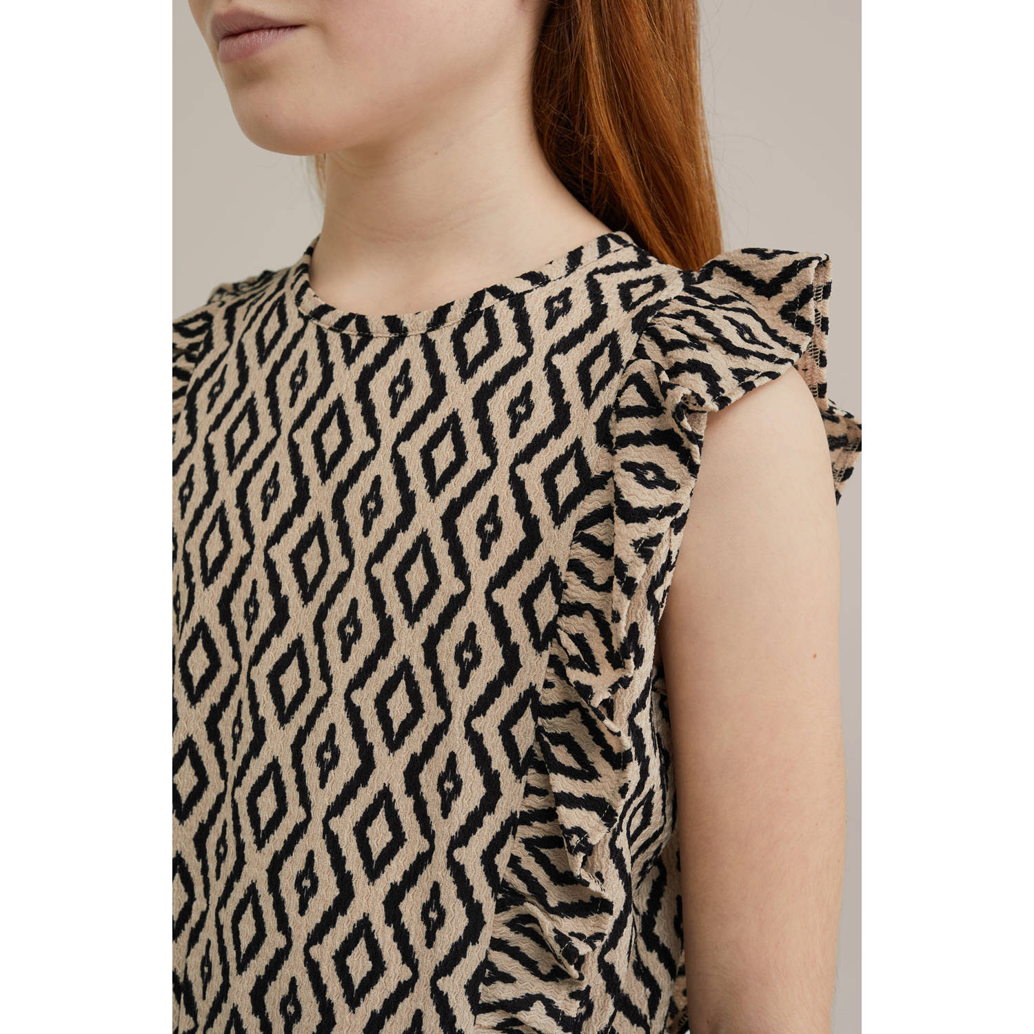 WE Fashion playsuit lichtbruin