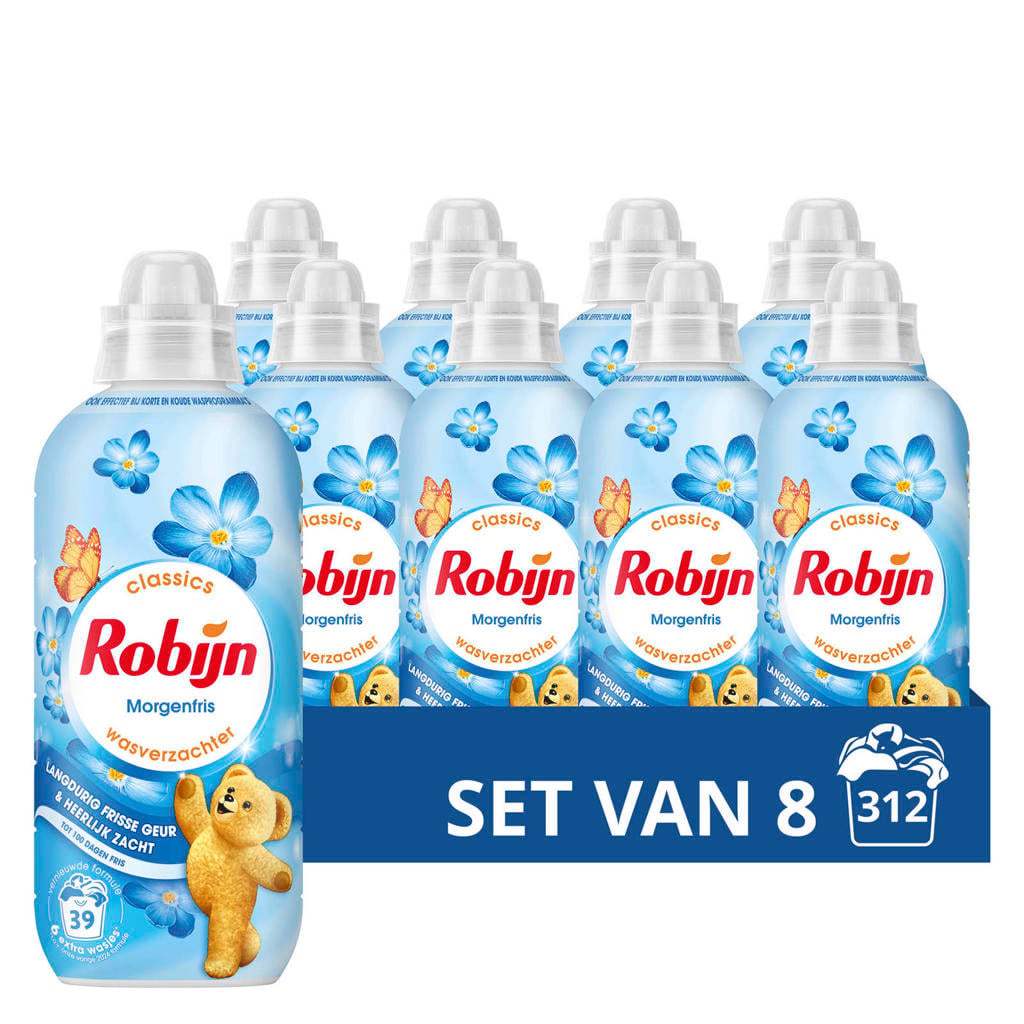 Robijn Classics Morgenfris Wasverzachter - 8 x 39 wasbeurten - 312 wasbeurten