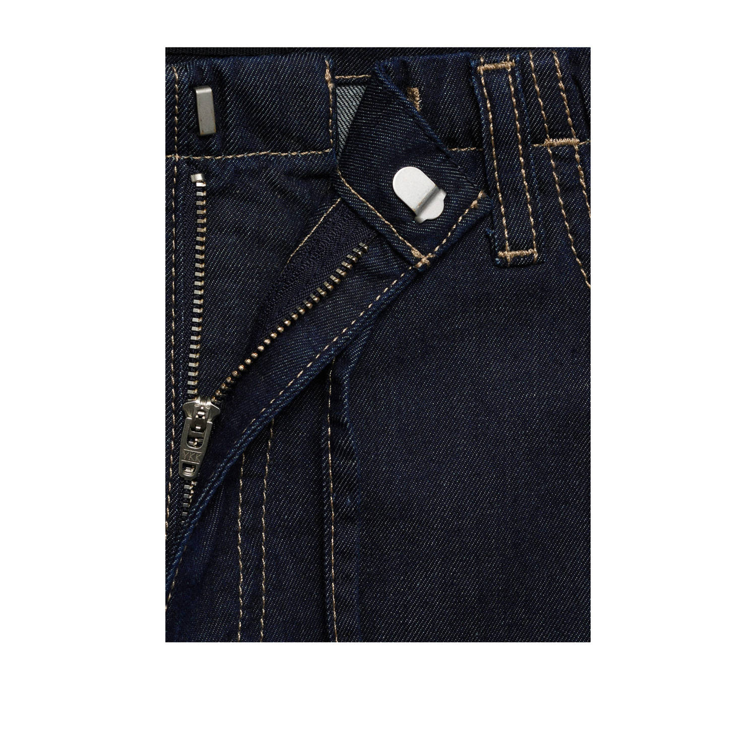 Mango wide leg jeans dark blue denim