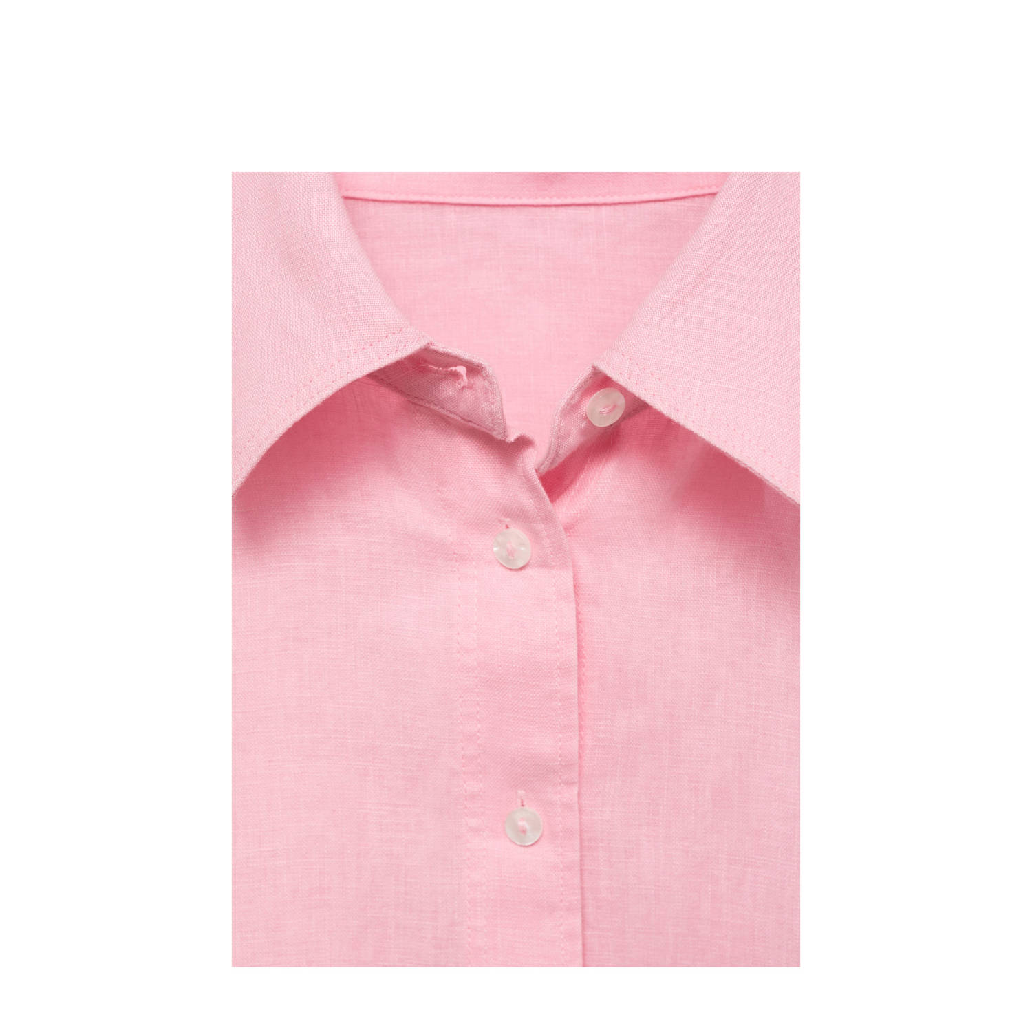 Mango blouse lichtroze