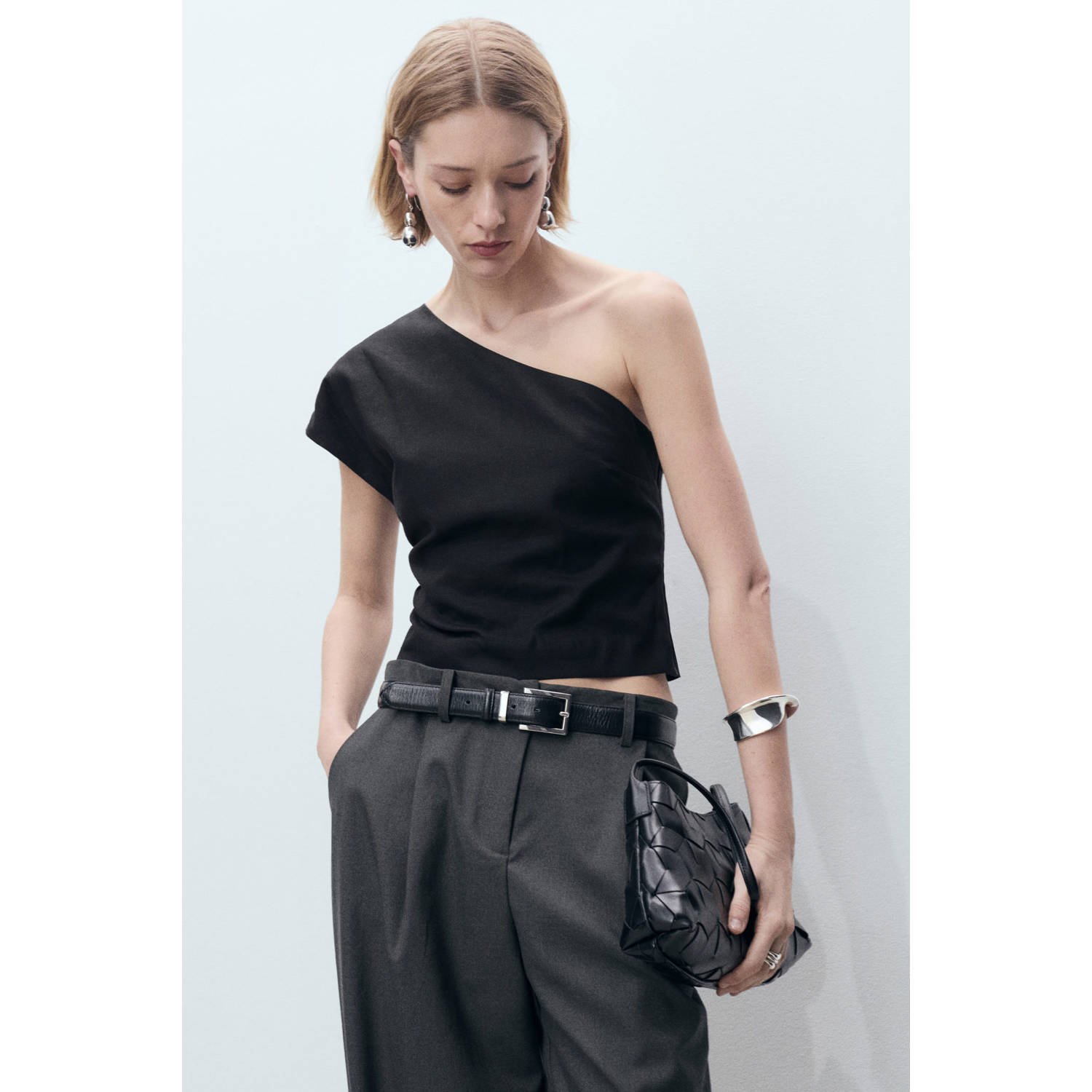 Mango top zwart