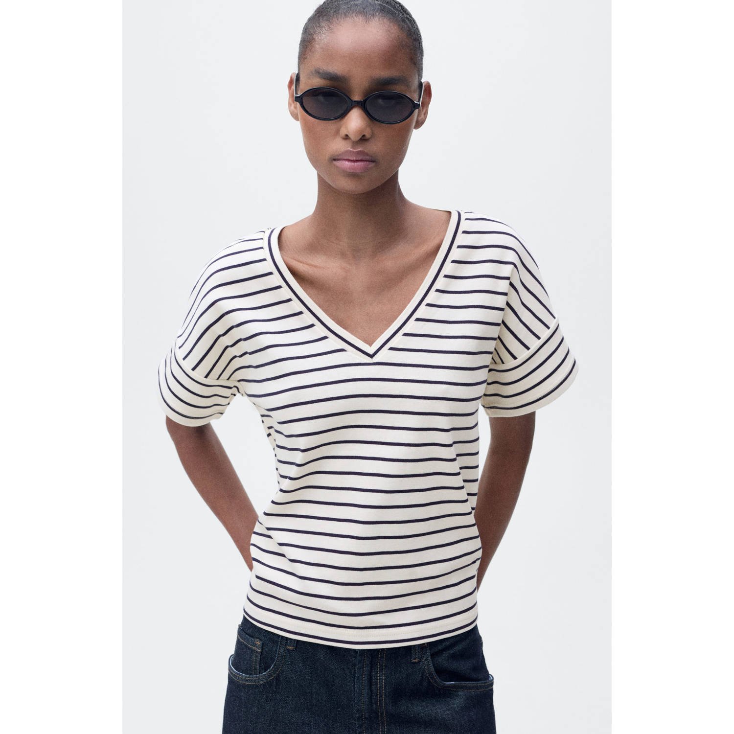 Mango T-shirt wit