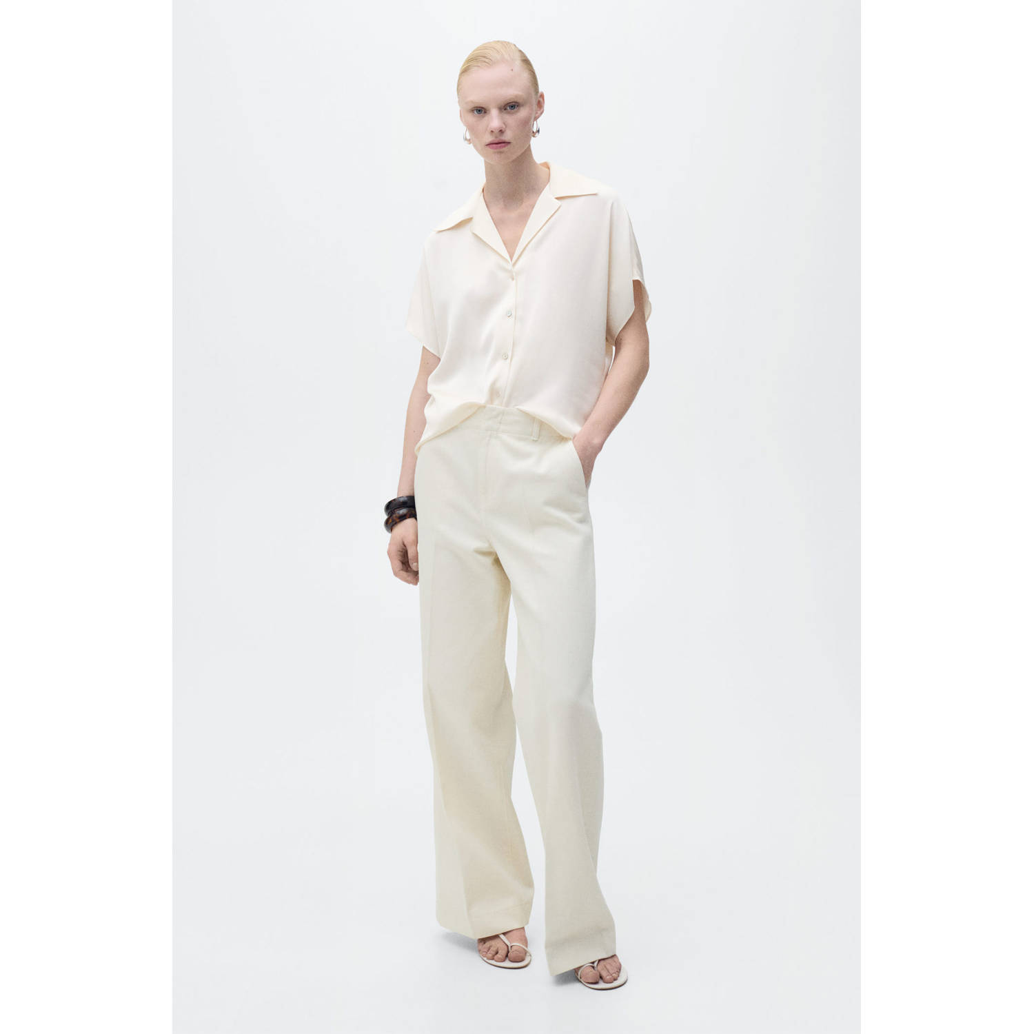 Mango blouse wit