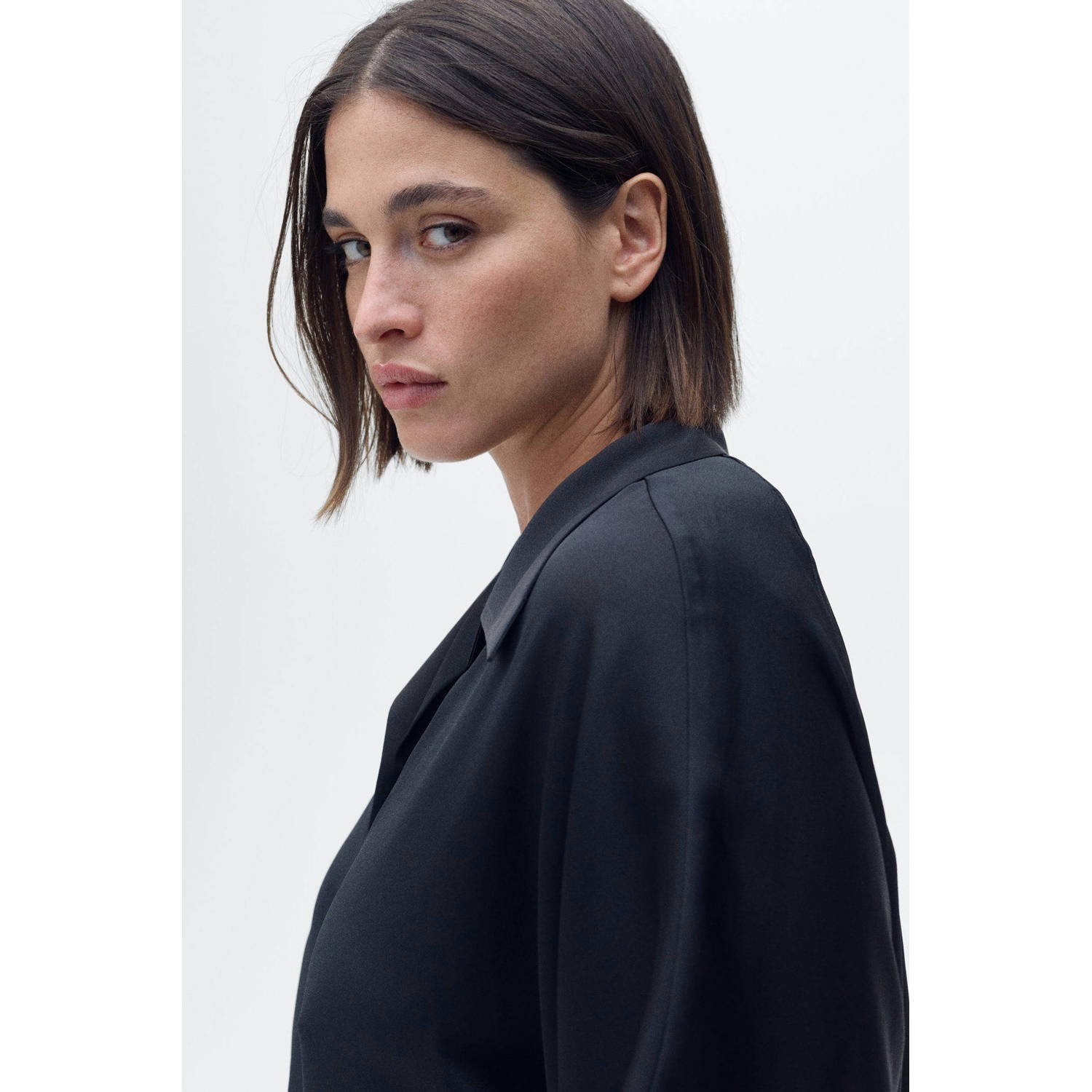 Mango blouse zwart