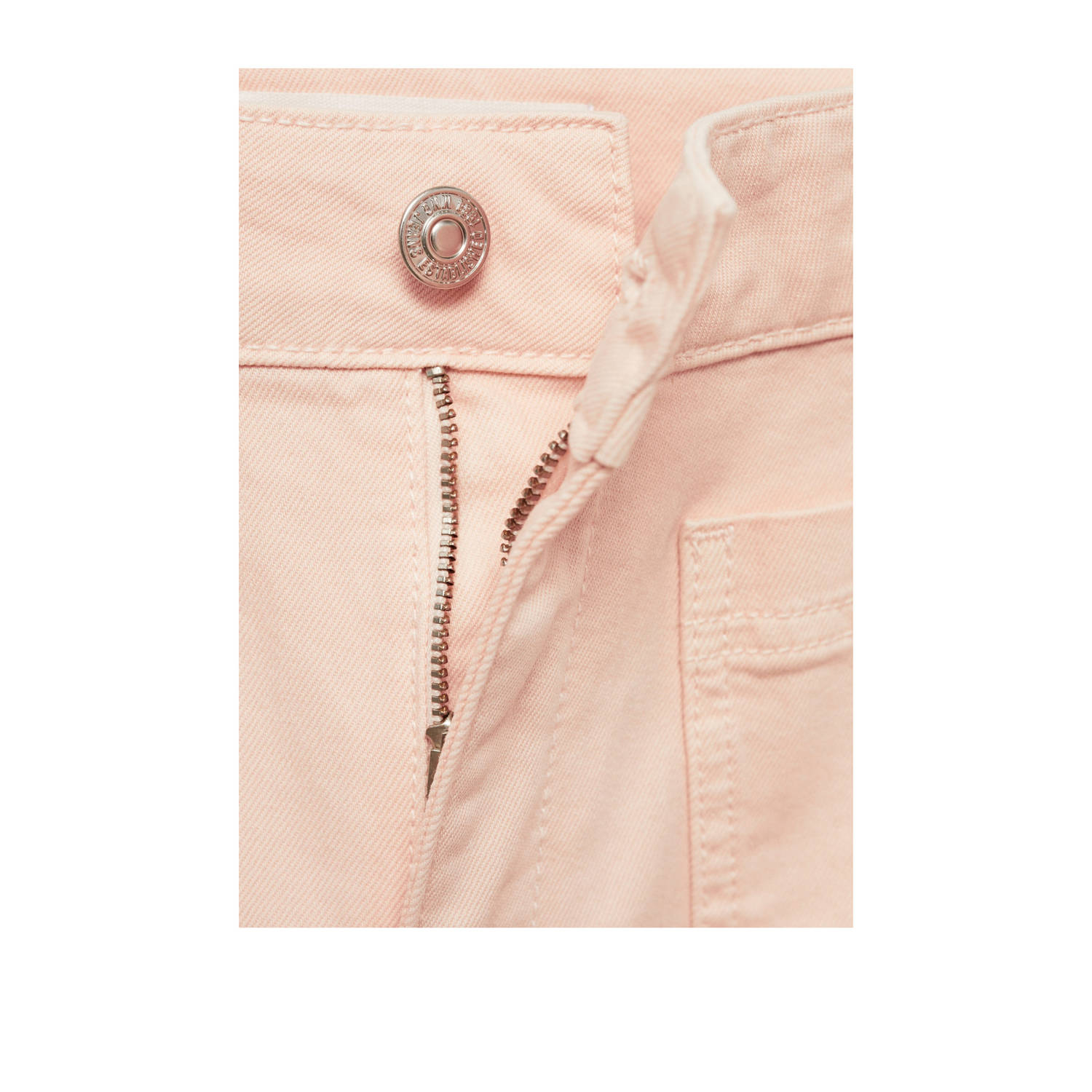 Mango capri jeans lichtroze